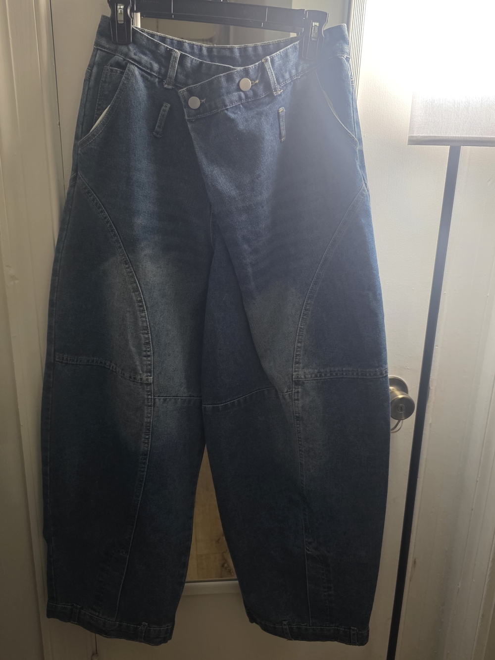 Relaxed Fit Dark Blue Denim Jeans